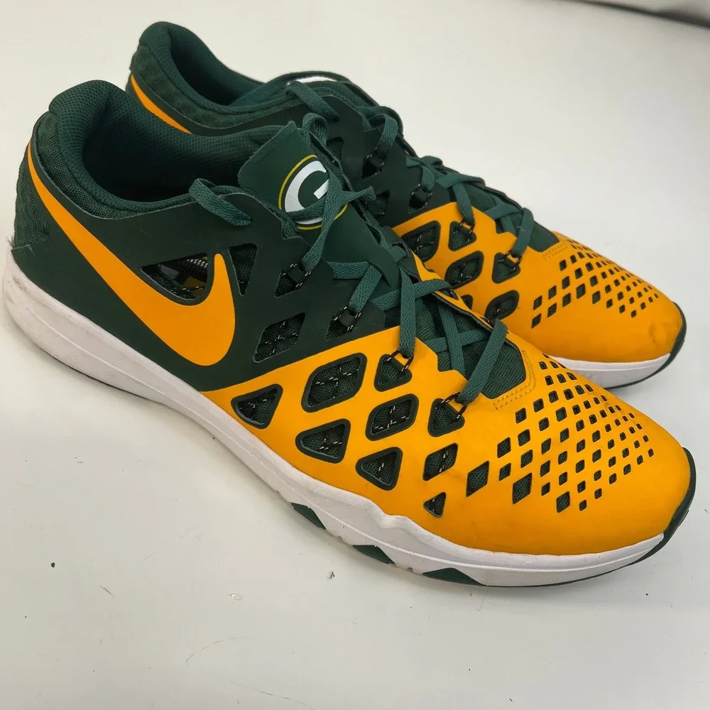 Nike Green Bay Packers NFL Men Train Speed 4 Shoes 848587-706 14 EU 48.5